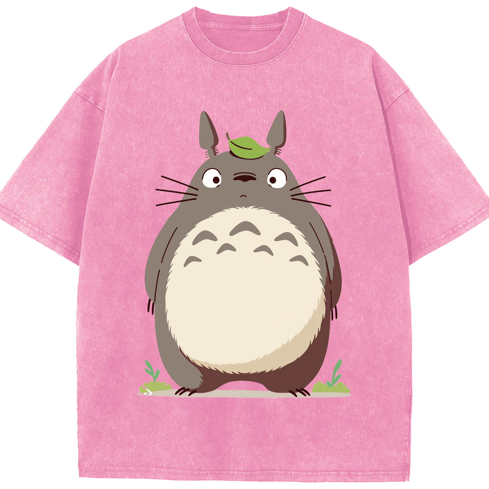 （画像用） となりのトトロ 草壁メイ 草壁サツキ My Neighbor Totoro Satsuki Kusakabe Mei Kusakabe 綿100% ヴィンテージ風 半袖Tシャツ（フロントプリント）